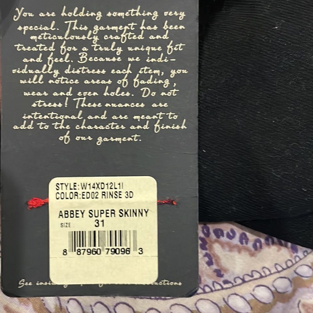 True Religion Abbey Super Skinny Jeans in Black Rinse​​​​​​​​​​​​​​​​​ - Picture 7 of 7